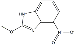 1H-Benzimidazole,2-methoxy-4-nitro-(9CI) Struktur