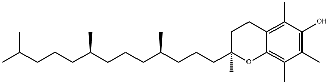 (2S, 4'R, 8'R)-α-Tocopherol Struktur