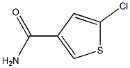 5-chlorothiophene-3-carboxamide Struktur