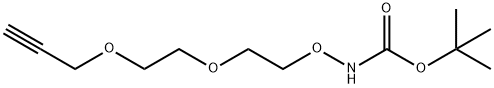 Boc-aminooxy-PEG2-Propargyl Struktur