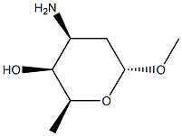 methyldaunosamine Struktur