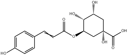 3-p-Coumaroylquinic acid Struktur