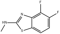 2-Benzothiazolamine,4,5-difluoro-N-methyl-(9CI) Struktur