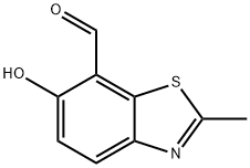 7-Benzothiazolecarboxaldehyde,6-hydroxy-2-methyl-(9CI) Struktur