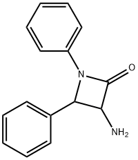 3-Amino-1,4-diphenylazetidin-2-one Struktur