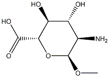 alpha-D-Glucopyranosiduronicacid,methyl2-amino-2-deoxy-(9CI) Struktur