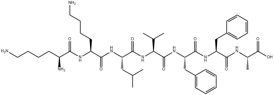 (LYS15)-AMYLOID BETA-PROTEIN (15-21) Struktur