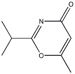 4H-1,3-Oxazin-4-one,6-methyl-2-(1-methylethyl)-(9CI) Struktur