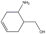 3-Cyclohexene-1-methanol,6-amino-(9CI) Struktur