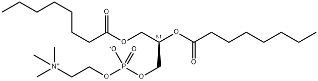 L-A-PHOSPHATIDYLCHOLINE, DIOCTANOYL Struktur