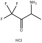 3-AMINO-1,1,1-TRIFLUOROBUTAN-2-ONE HYDROCHLORIDE Struktur