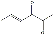 4-Hexene-2,3-dione (6CI,7CI,9CI) Struktur