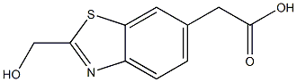 6-Benzothiazoleaceticacid,2-(hydroxymethyl)-(9CI) Struktur