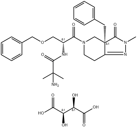 CaproMorelin Tartrate Struktur