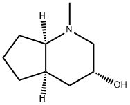 1H-Cyclopenta[b]pyridin-3-ol,octahydro-1-methyl-,[3R-(3-alpha-,4a-alpha-,7a-alpha-)]-(9CI) Struktur