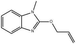 1H-Benzimidazole,1-methyl-2-(2-propenyloxy)-(9CI) Struktur