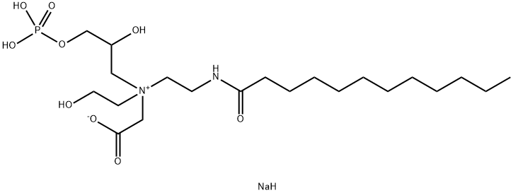 SODIUM LAUROAMPHO PG-ACETATE PHOSPHATE Struktur