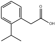 2-(2-isopropylphenyl)acetic acid Struktur