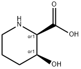 2-Piperidinecarboxylicacid,3-hydroxy-,(2R,3S)-rel-(9CI) Struktur