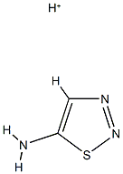 1,2,3-Thiadiazol-5-amine,conjugatemonoacid(9CI) Struktur