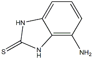 2-Benzimidazolethiol,4-amino-(8CI) Struktur