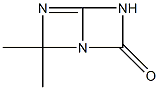 1,3,5-Triazabicyclo[2.2.0]hex-3-en-2-one,6,6-dimethyl-(9CI) Struktur