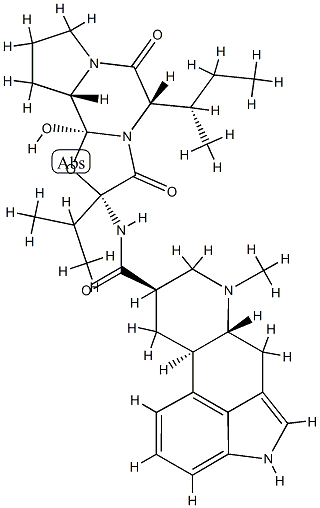 甲磺酸雙氫麥角汀EP雜質(zhì)I, 19467-62-0, 結(jié)構(gòu)式