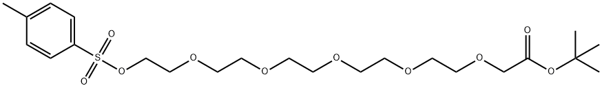 Tos-PEG5-CH2COOtBu Struktur