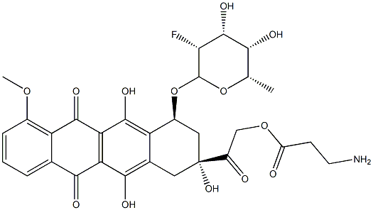 Galarubicin Struktur