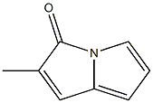 3H-Pyrrolizin-3-one,2-methyl-(9CI) Struktur