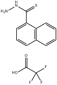 Naphthalene-1-Carbothiohydrazide 2,2,2-Trifluoroacetate(WXC00712) Struktur