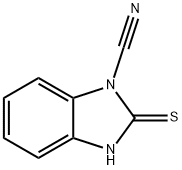 1H-Benzimidazole-1-carbonitrile,2,3-dihydro-2-thioxo-(9CI) Struktur