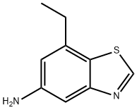 5-Benzothiazolamine,7-ethyl-(9CI) Struktur