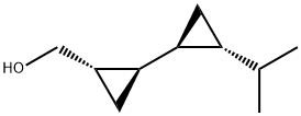 [1,1-Bicyclopropyl]-2-methanol,2-(1-methylethyl)-,[1R-[1alpha(1S*,2R*),2bta]]-(9CI) Struktur