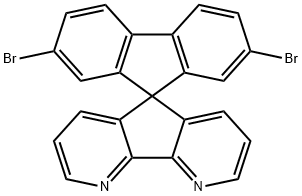 4,5-Diaza-2',7'-dibroMo-9,9'-spirobifluorene Struktur