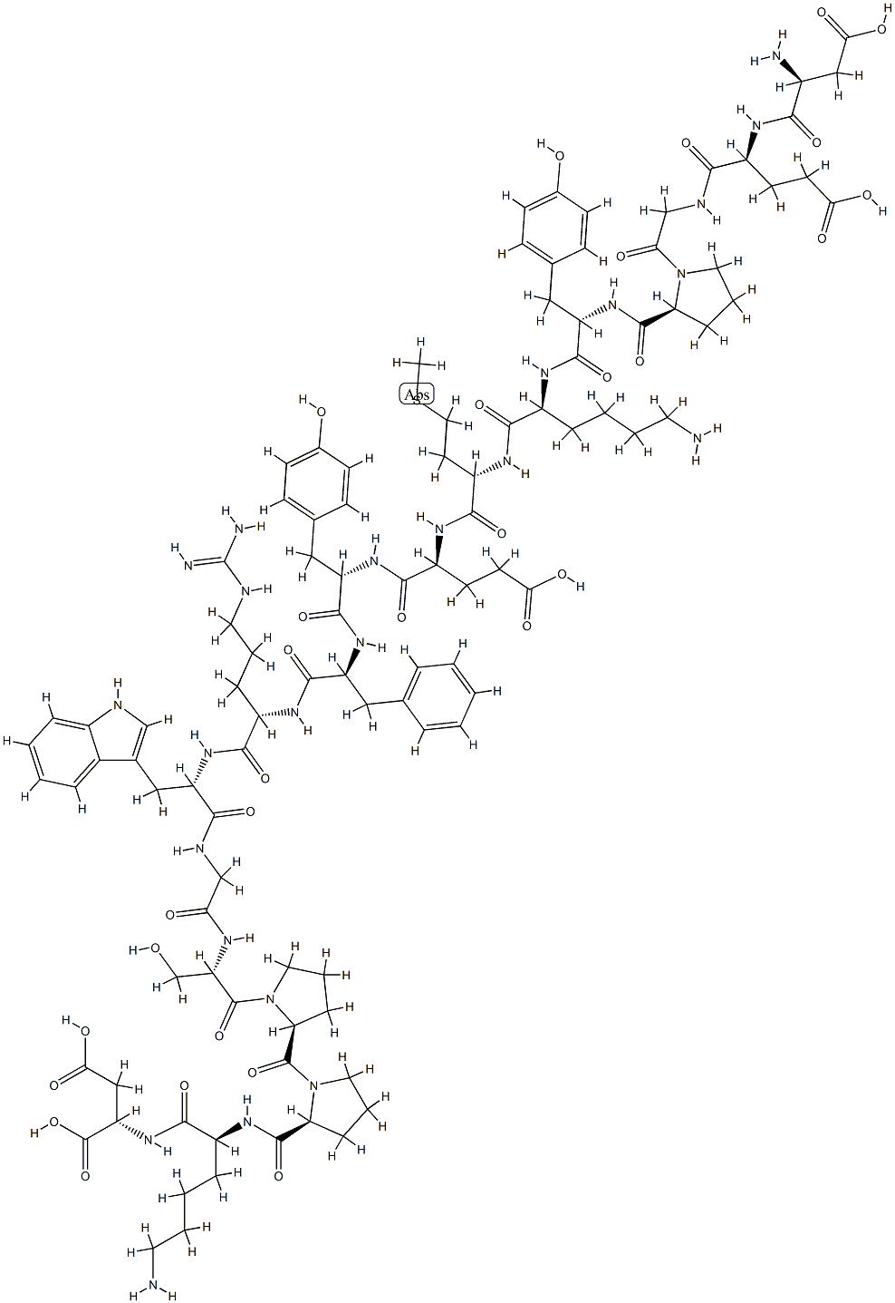 ASP-GLU-GLY-PRO-TYR-LYS-MET-GLU-TYR-PHE-ARG-TRP-GLY-SER-PRO-PRO-LYS-ASP 結(jié)構(gòu)式