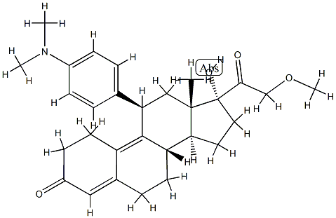 Telapristone Struktur