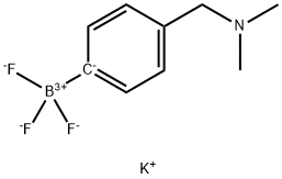 Potassium {4-[(dimethylamino)methyl]phenyl}trifluoroborate Struktur