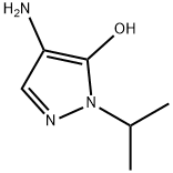 1H-Pyrazol-5-ol,4-amino-1-(1-methylethyl)-(9CI) Struktur