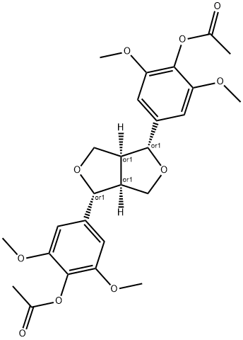 Syringaresil diacetate Struktur