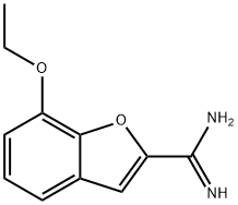 2-Benzofurancarboximidamide,7-ethoxy-(9CI) Struktur