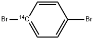 1,4-Dibromobenzine-13C6 Struktur