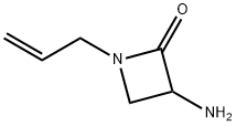 2-Azetidinone,3-amino-1-(2-propenyl)-(9CI) Struktur