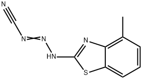 1-Triazenecarbonitrile,3-(4-methyl-2-benzothiazolyl)-(8CI) Struktur