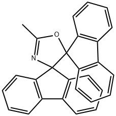 2'-Methyldispiro[9H-fluorene-9,4'-[2]oxazoline-5',9''-[9H]fluorene] Struktur