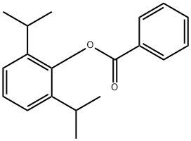 Propofol Benzoate Struktur