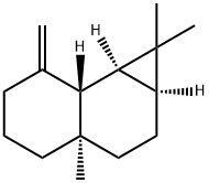 (1aS,7aβ,7bα)-Decahydro-1,1,3aα-trimethyl-7-methylene-1H-cyclopropa[a]naphthalene Struktur