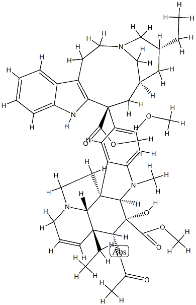 4'-deoxyvinblastine Struktur