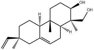 (1R)-7α-Ethenyl-1,2,3,4,4a,4bβ,5,6,7,8,10,10aβ-dodecahydro-2α-hydroxy-1,4aα,7-trimethyl-1-phenanthrenemethanol Struktur