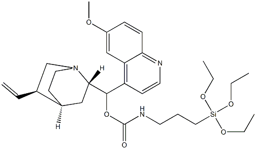 N-TRIETHOXYSILYLPROPYLQUININEURETHAN Struktur